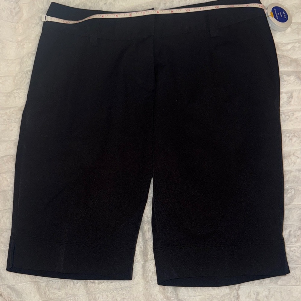 adidas  climalite Women's Black Flat Front Shorts